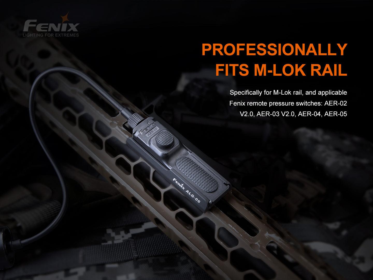 Fenix ALG-06 M-Lok-Halterung für Kabelschalter der Fenix AER-Serie. – Bild 