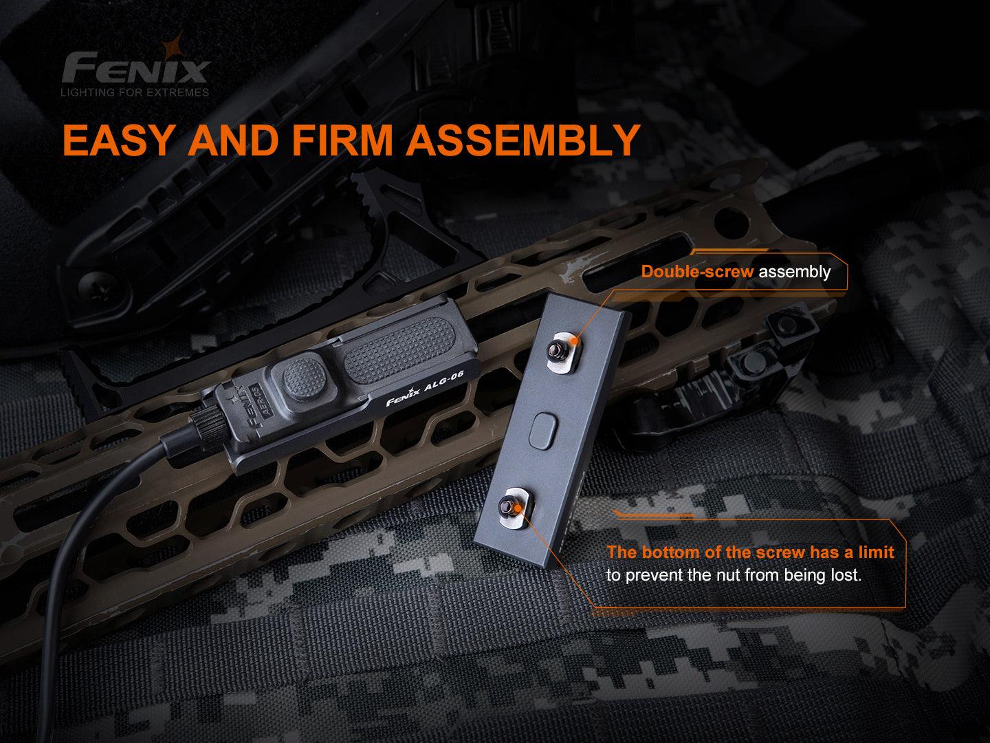 Fenix ALG-06 M-Lok-Halterung für Kabelschalter der Fenix AER-Serie. – Bild 