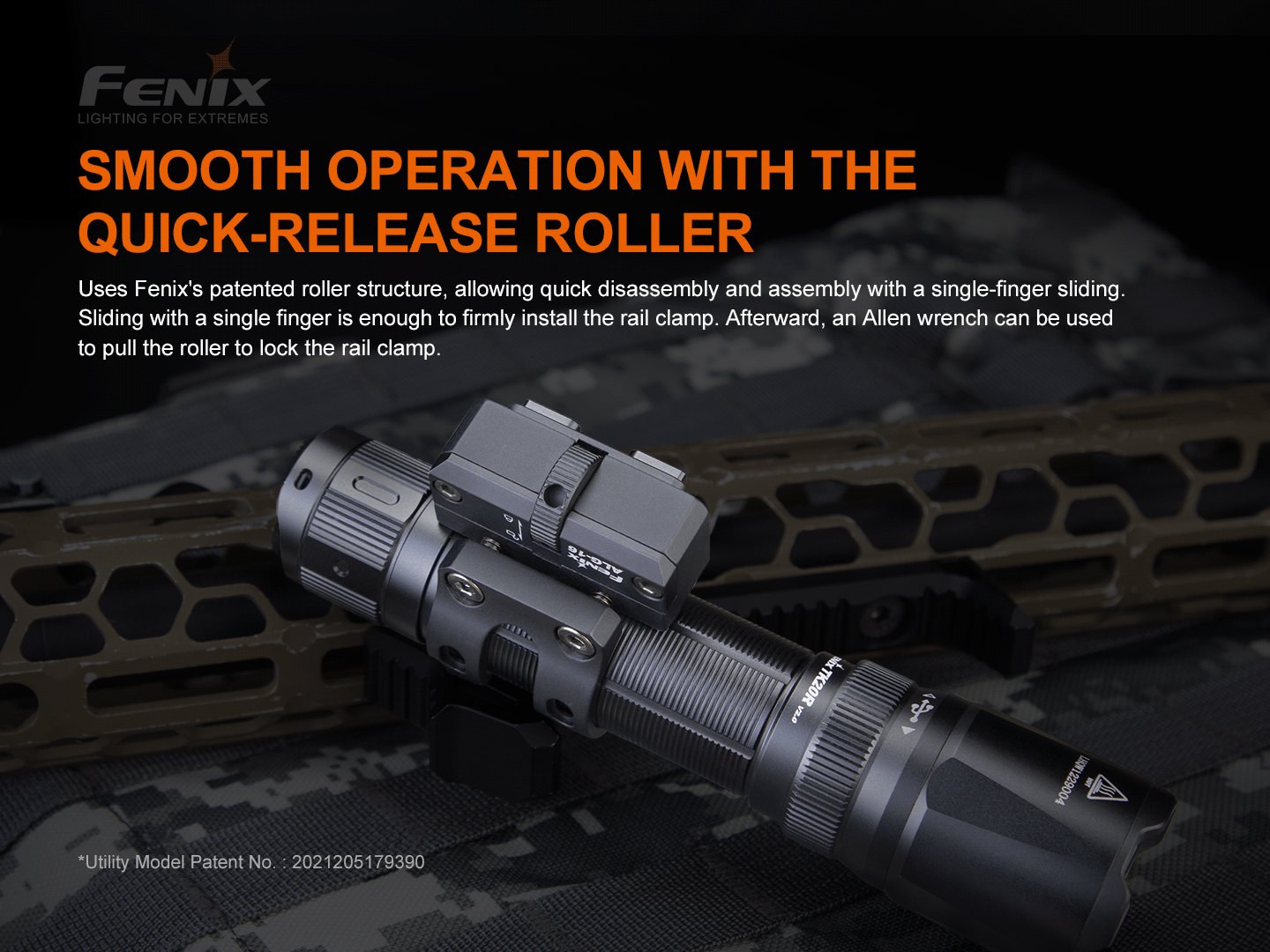 Fenix ALG-16 M-Lok-Halterung – Bild 