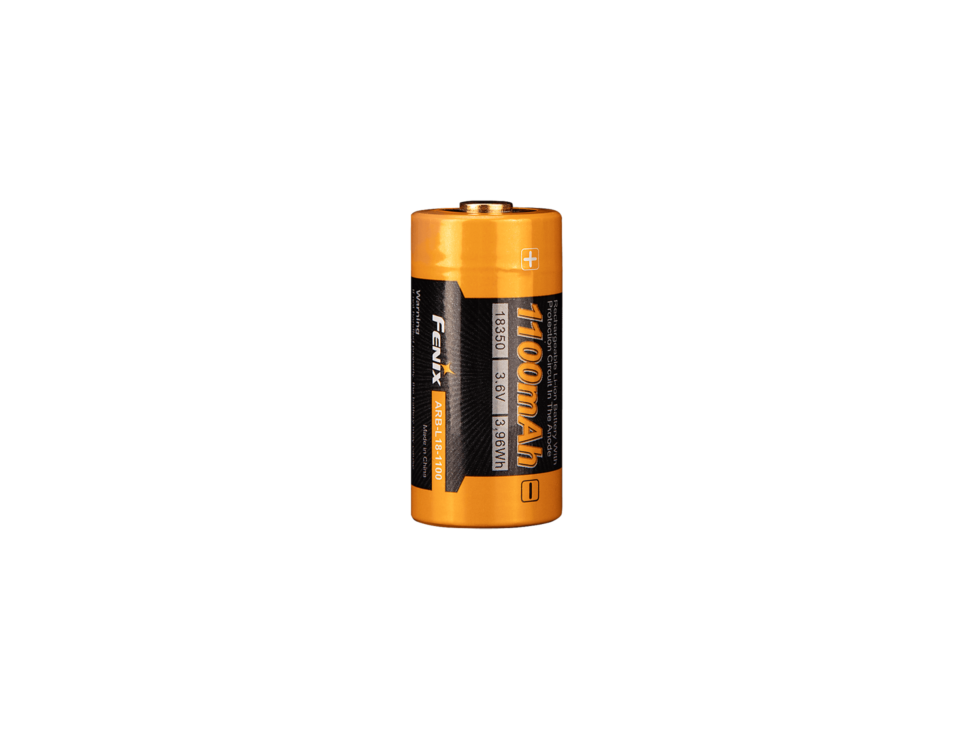 Fenix ARB-L18-1100 - Wiederaufladbarer 18350 Li-Ion-Akku (1100 mAh) – Bild 