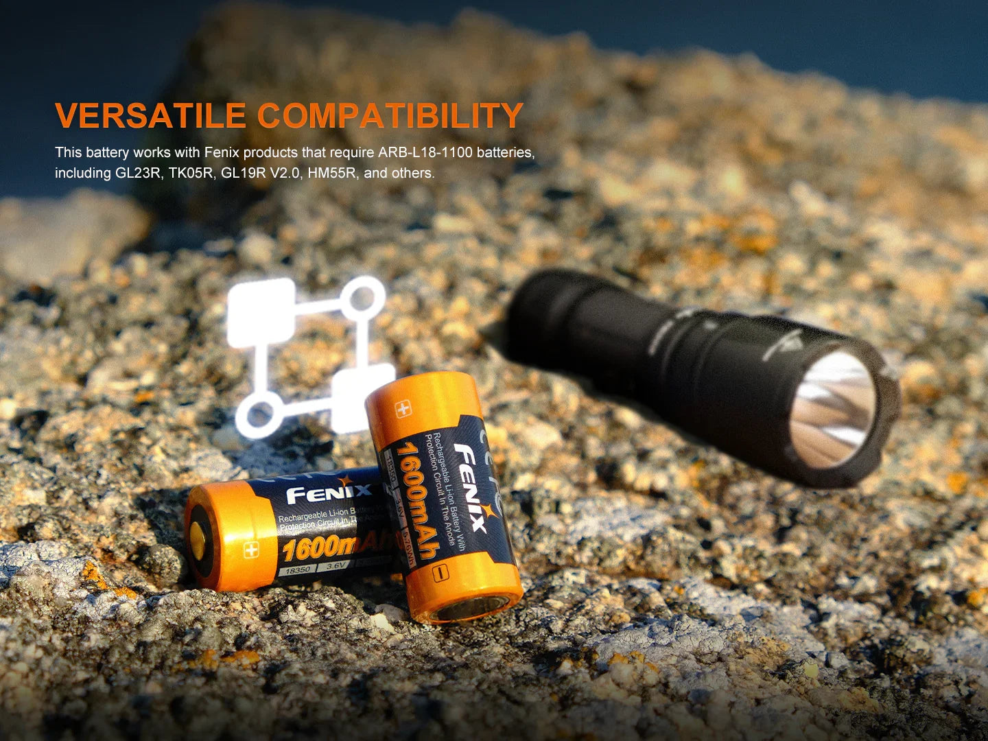 Fenix ARB-L18-1600 -Akku 18650 (1600 mAh)