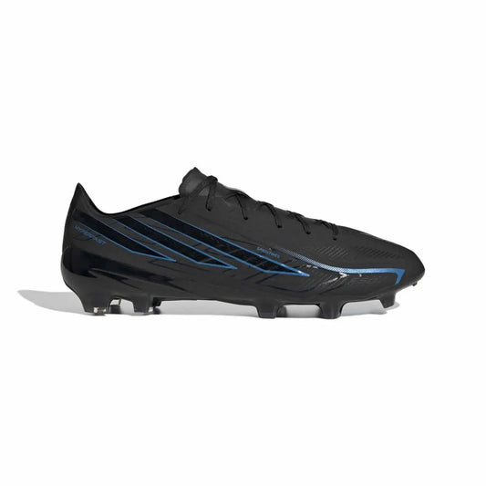 Adidas Fußballschuhe F50 Hyperfast Pro FG, Core Black / Core Black / Lucid Ray Blue – schwarz / 41 1/3