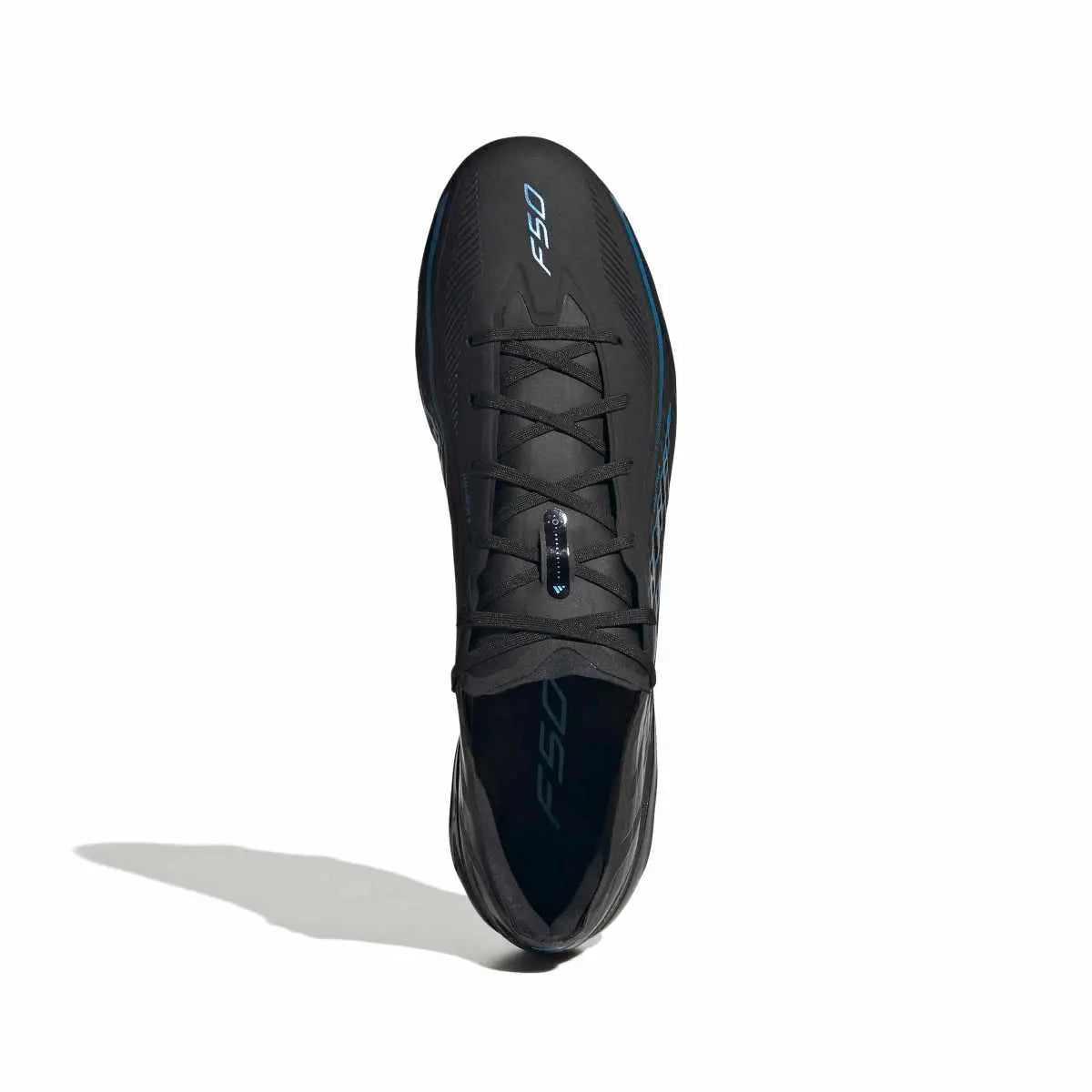Adidas Fußballschuhe F50 Hyperfast Pro FG, Core Black / Core Black / Lucid Ray Blue – Bild 