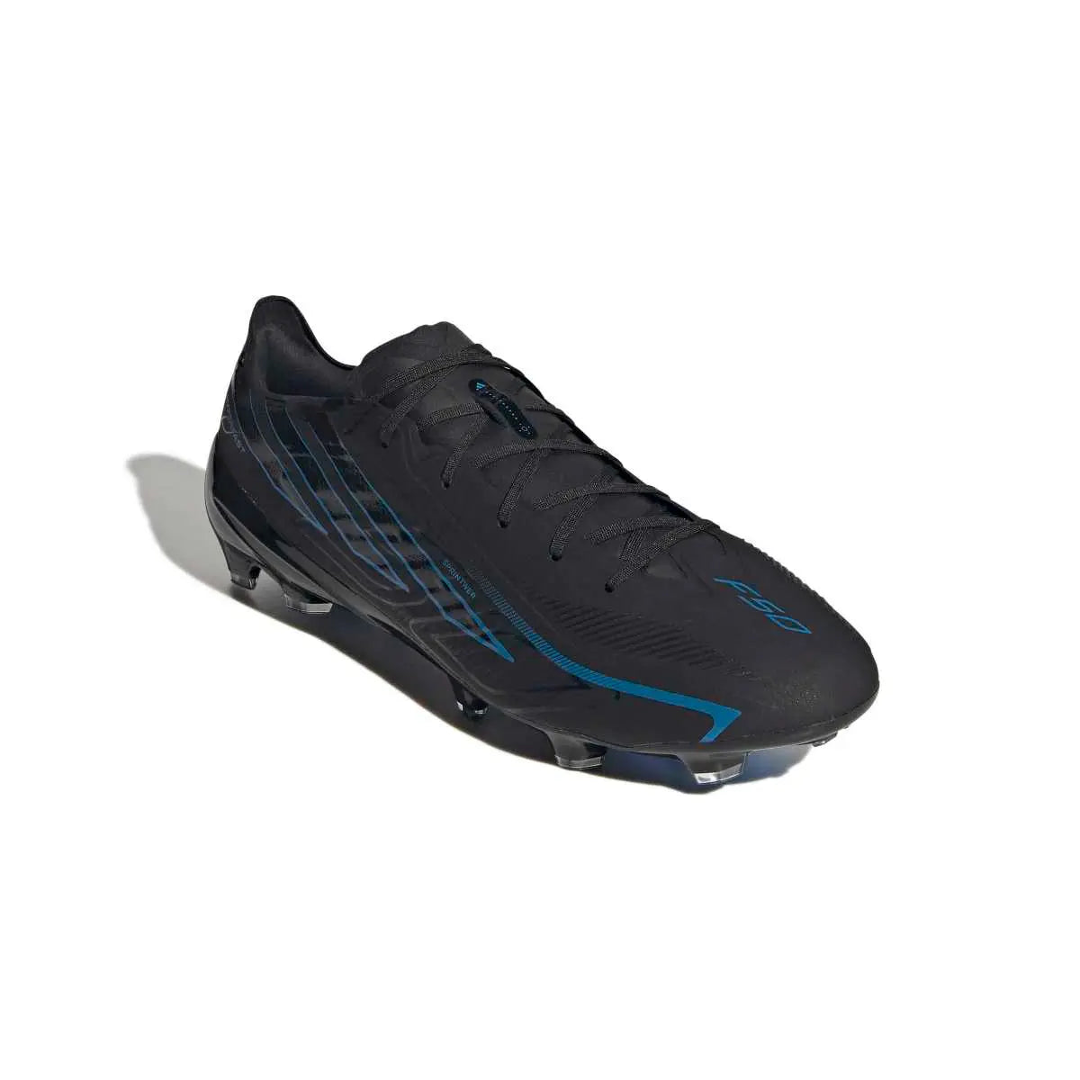 Adidas Fußballschuhe F50 Hyperfast Pro FG, Core Black / Core Black / Lucid Ray Blue – Bild 