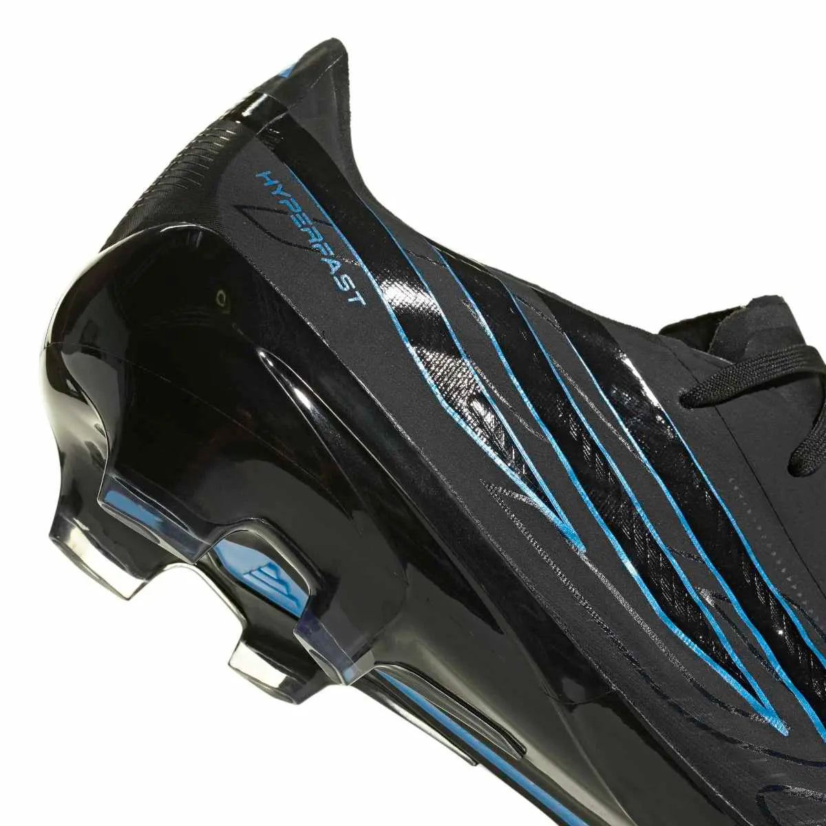 Adidas Fußballschuhe F50 Hyperfast Pro FG, Core Black / Core Black / Lucid Ray Blue – Bild 