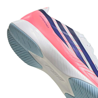 Adidas Hallenfußballschuhe F50 Hyperfast League, Cloud White / Solar Purple / Solar Turbo