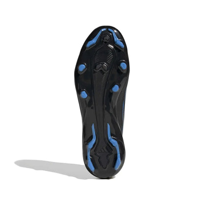 Adidas Kinderfußballschuhe F50 Hyperfast League FG, Core Black / Core Black / Lucid Ray Blue