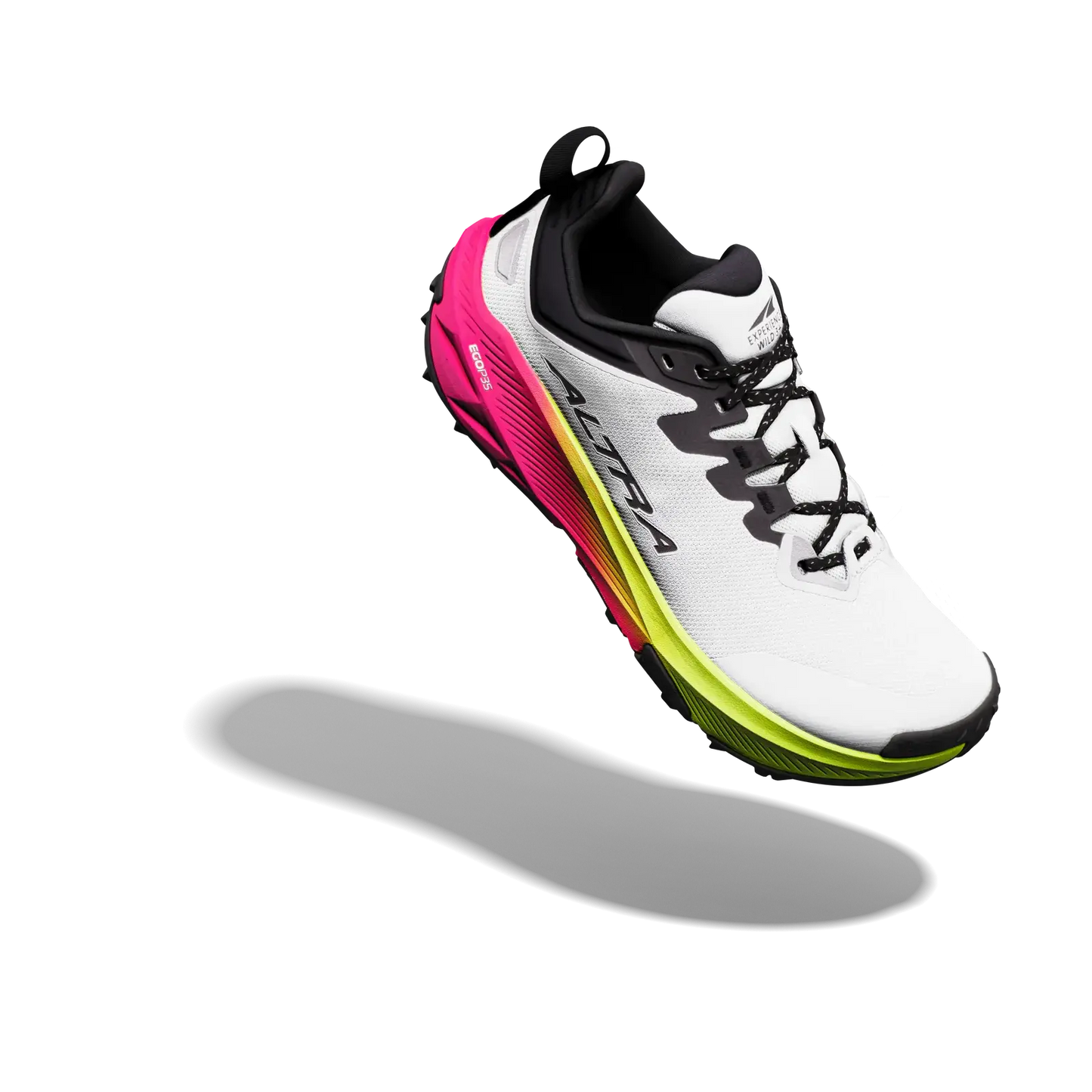 Altra Damenlaufschuhe Experience Wild 3+,  Ice/Black/Safety Yellow