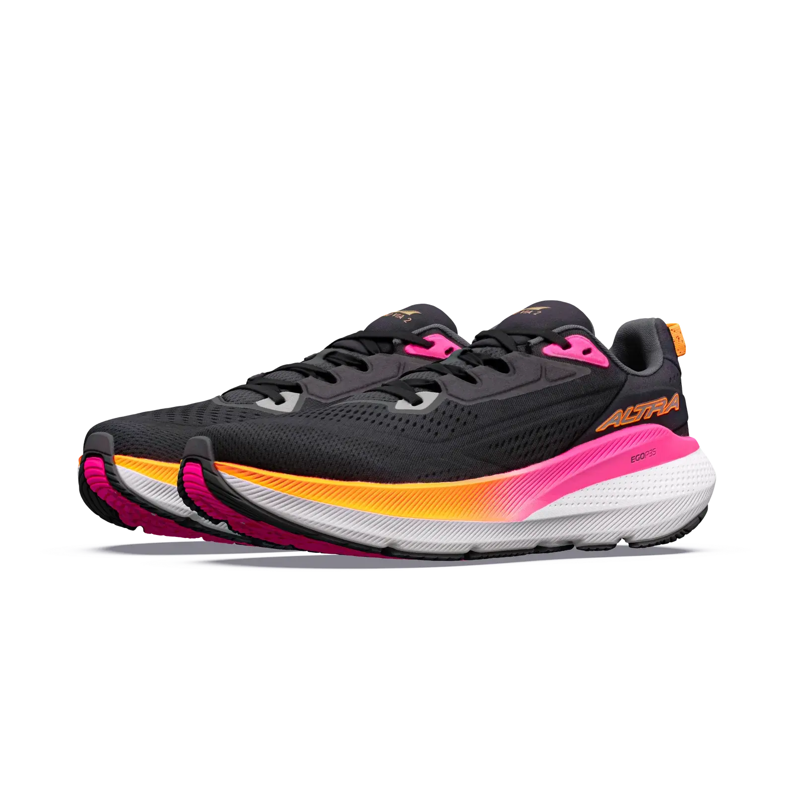 Altra Damenlaufschuhe FWD VIA 2, Black/Silver/Knockout Pink – Bild 