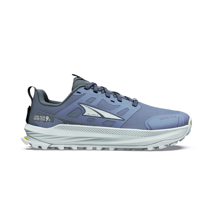 Altra Damenlaufschuhe Lone Peak 9+ GTX, Flint Stone/Ice Flow/India Ink