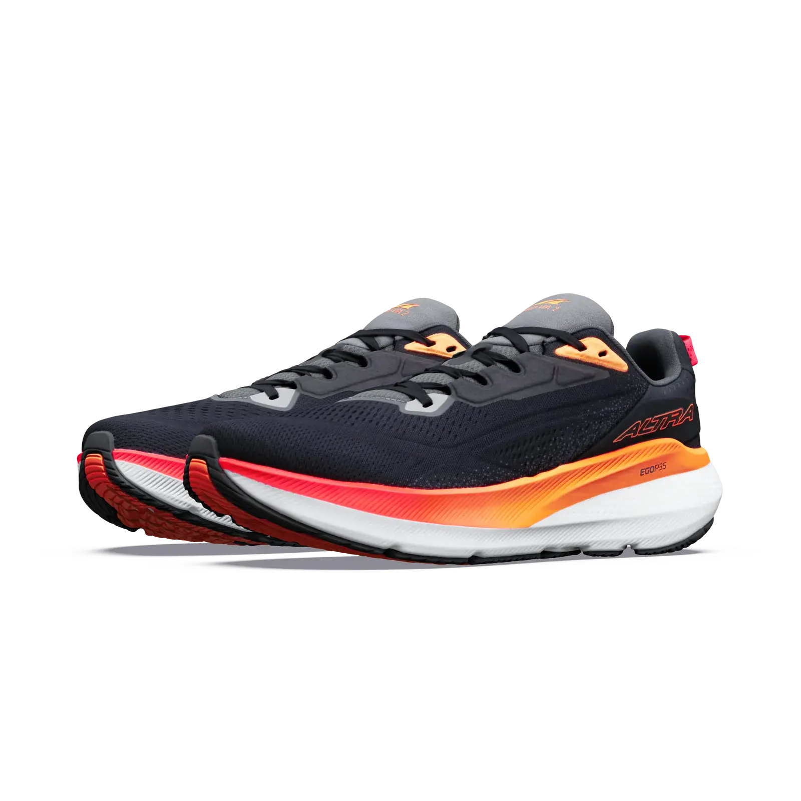 Altra Herrenlaufschuhe FWD VIA 2, Black/Orange Pop/Fiery Coral – Bild 
