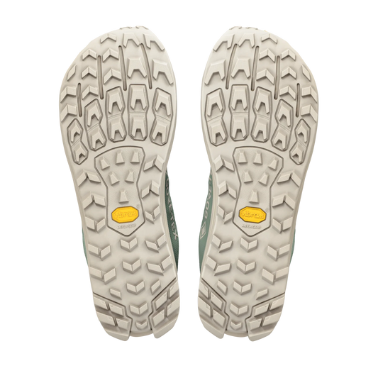 Altra Herrenlaufschuhe Lone Peak 9+ GTX, Sea/Spray/Island/Fossil – Rückansicht – grün / 42