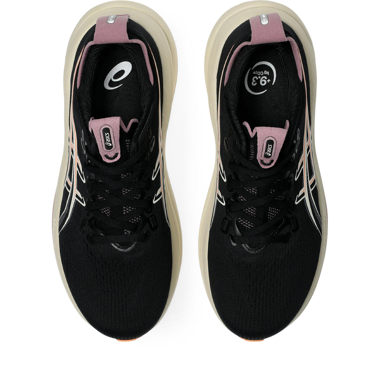 Asics Damenlaufschuhe Gel-Nimbus 28, Black/Taro Purple