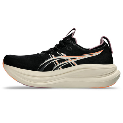 Asics Damenlaufschuhe Gel-Nimbus 28, Black/Taro Purple