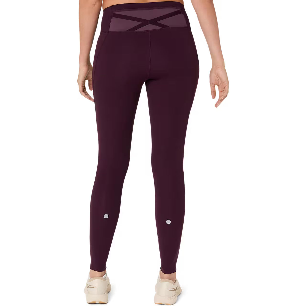 Asics Damenlaufhose Nagino Run Tight, Dark Aubergine – Bild 
