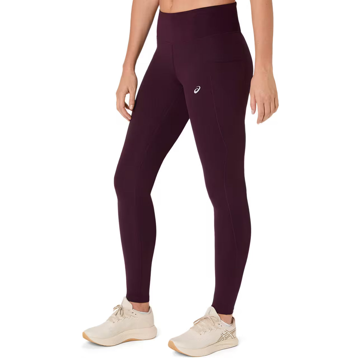 Asics Damenlaufhose Nagino Run Tight, Dark Aubergine