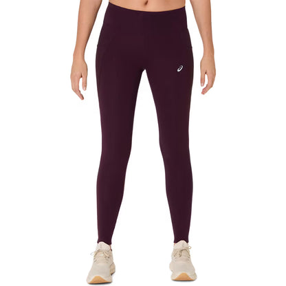 Asics Damenlaufhose Nagino Run Tight, Dark Aubergine
