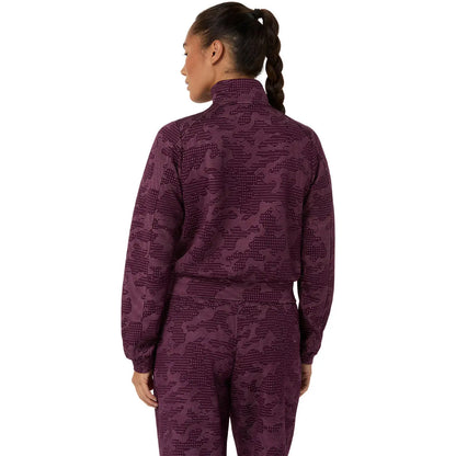 Asics Damenlaufjacke Match Jacket, Dark Aubergine