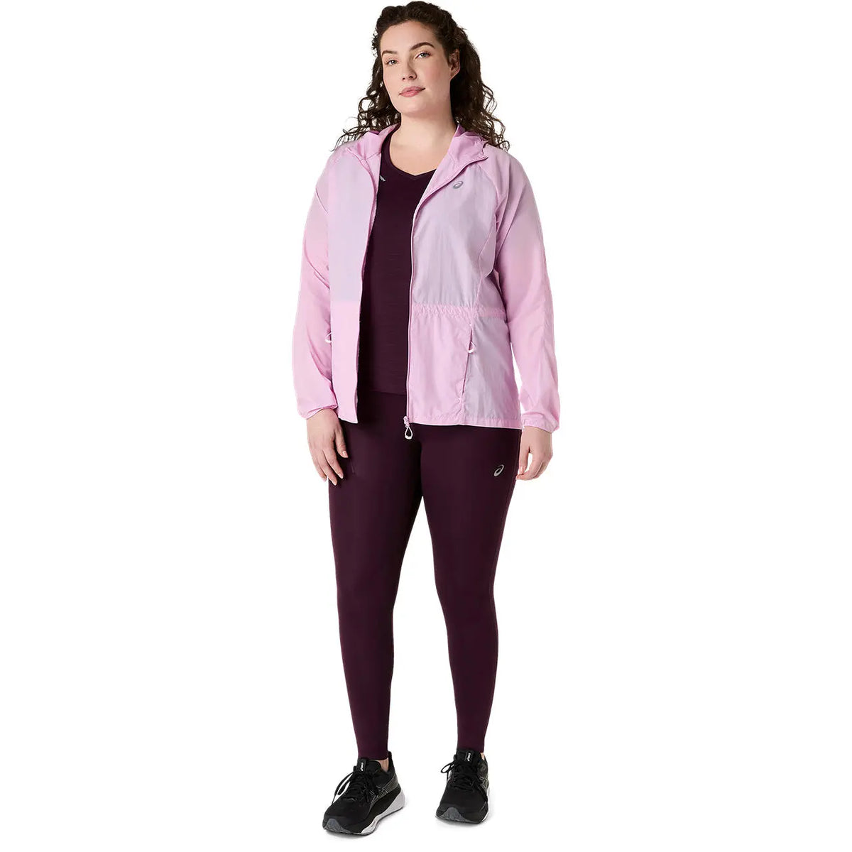 Asics Damenlaufjacke Road Packable Jacket,  Hazy Lilac – Bild 