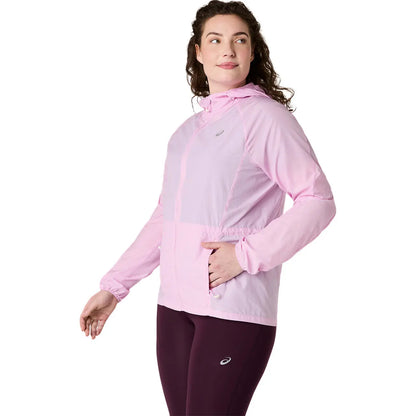 Asics Damenlaufjacke Road Packable Jacket,  Hazy Lilac
