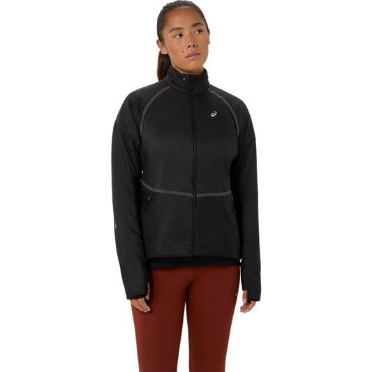 Asics Damenlaufjacke Road Winter Run Jacket, Performance Black – schwarz / 34