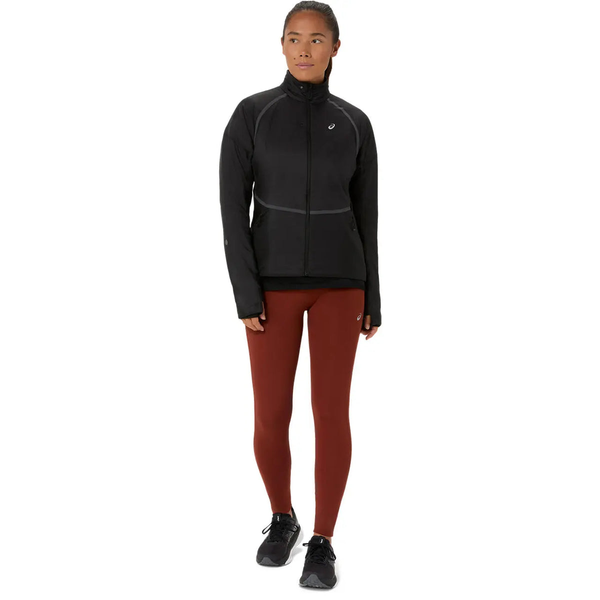 Asics Damenlaufjacke Road Winter Run Jacket, Performance Black – Bild 
