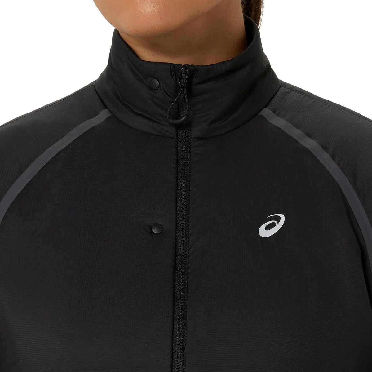 Asics Damenlaufjacke Road Winter Run Jacket, Performance Black