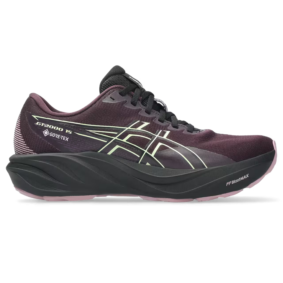 Asics Damenlaufschuhe GT-2000 15 GTX, Dark Aubergine/Black
