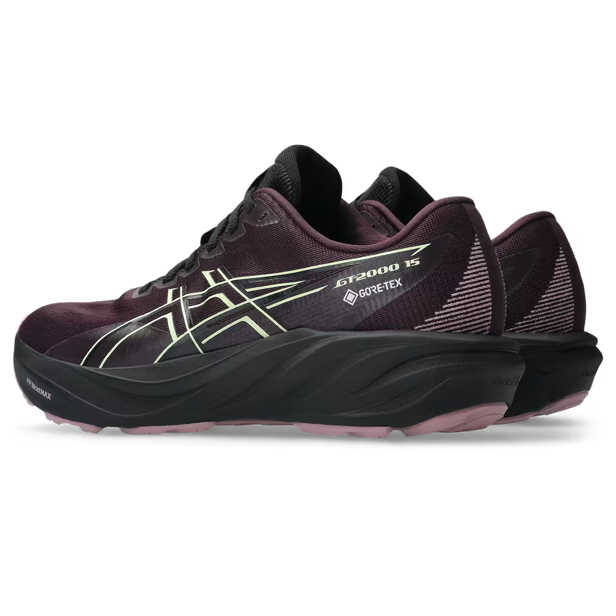 Asics Damenlaufschuhe GT-2000 15 GTX, Dark Aubergine/Black – Bild 