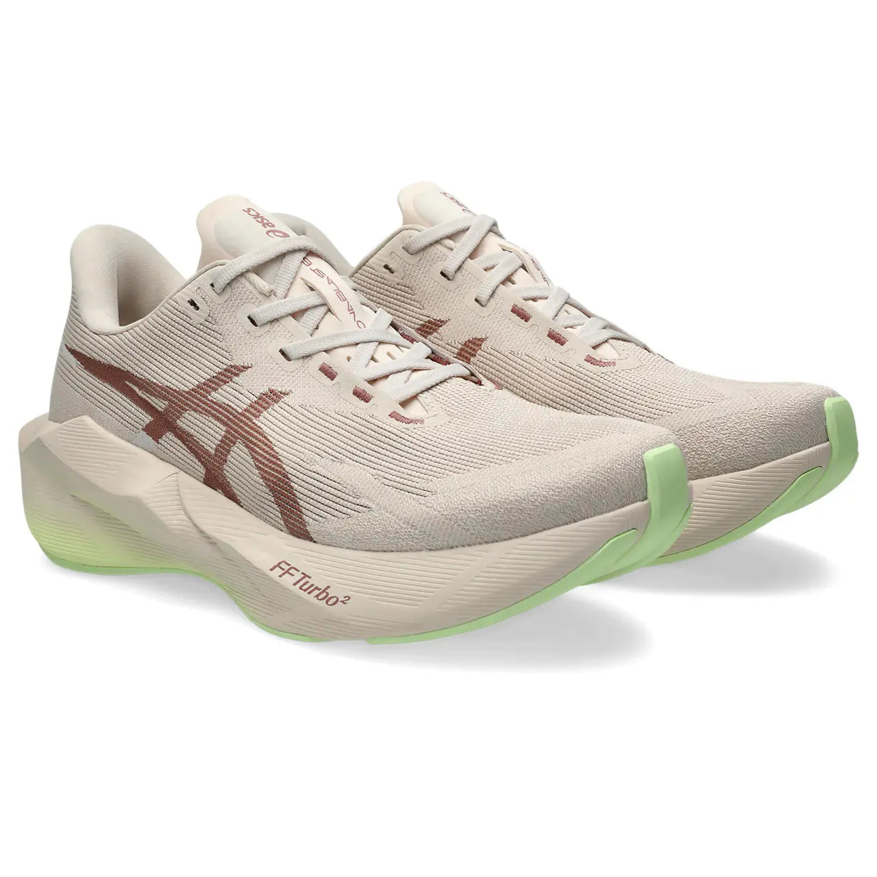 Asics Damenlaufschuhe Novablast 6, Rose Dust/Illuminate Yellow – Bild 