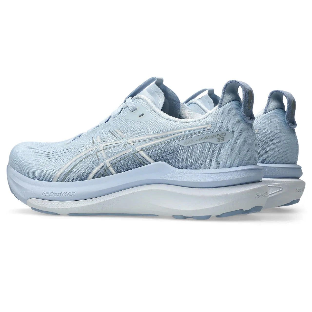 Asics Damenlaufschuhe Gel-Kayano 33, Solid Air/Soft Sky