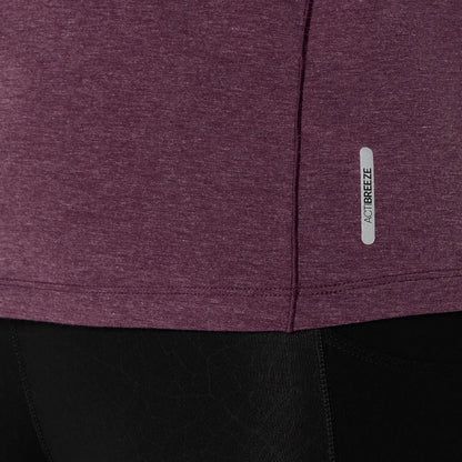 Asics Damenlaufshirt Nagino Run Winter LS Top, Dark Aubergine