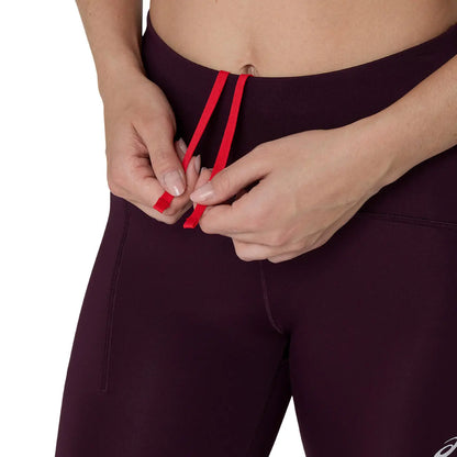 Asics Damenlaufshort Road High Waist 8 IN Sprinter, Dark Aubergine