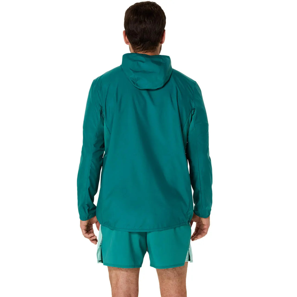 Asics Herrenlaufjacke Core Jacket, türkis – Bild 