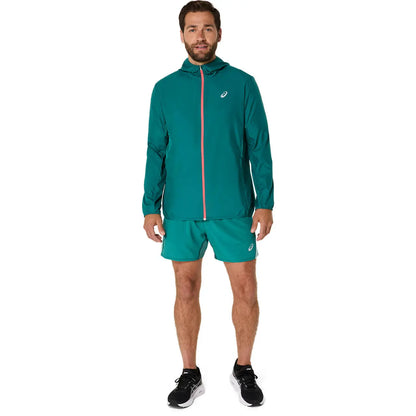 Asics Herrenlaufjacke Core Jacket, türkis