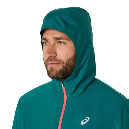 Asics Herrenlaufjacke Core Jacket, türkis