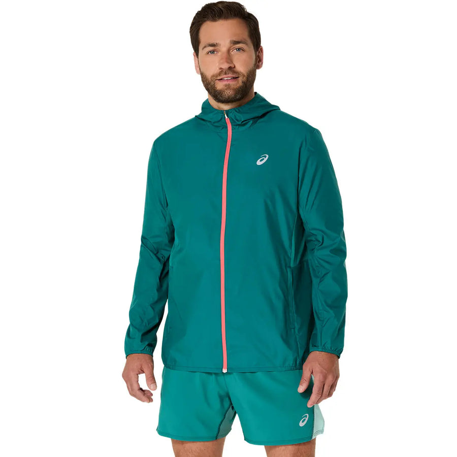 Asics Herrenlaufjacke Core Jacket, türkis