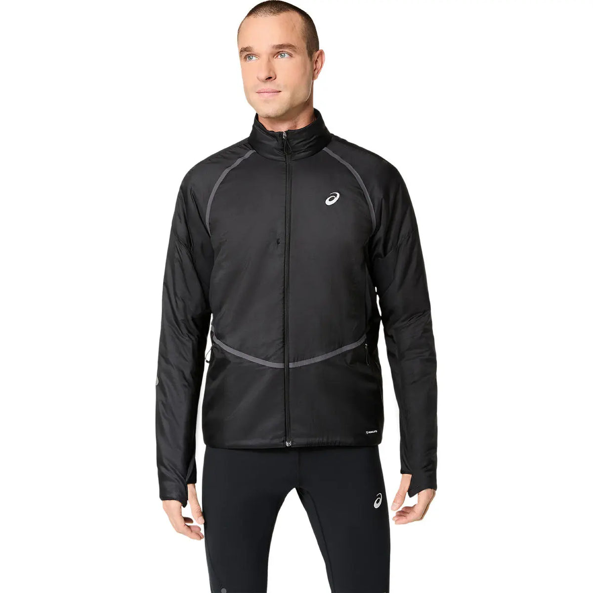 Asics Herrenlaufjacke Road Winter Jacket, performance black – Bild 
