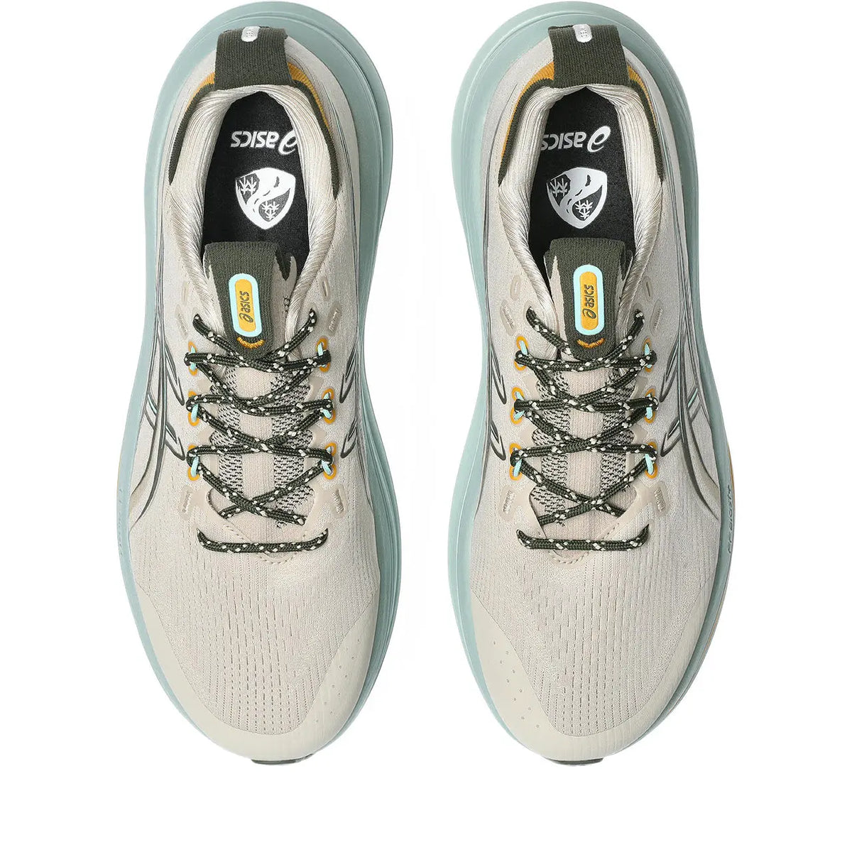 Asics Herrenlaufschuhe Gel-Nimbus 28 TR, Simply Taupe/Ocean Haze