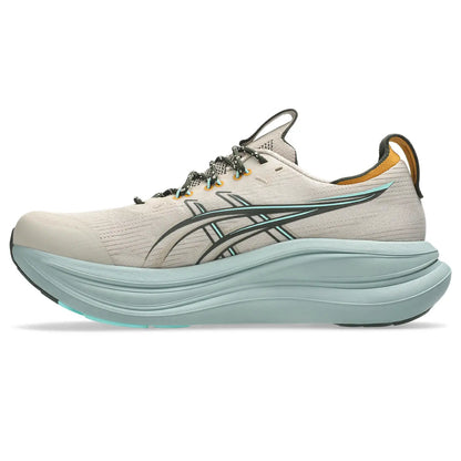 Asics Herrenlaufschuhe Gel-Nimbus 28 TR, Simply Taupe/Ocean Haze