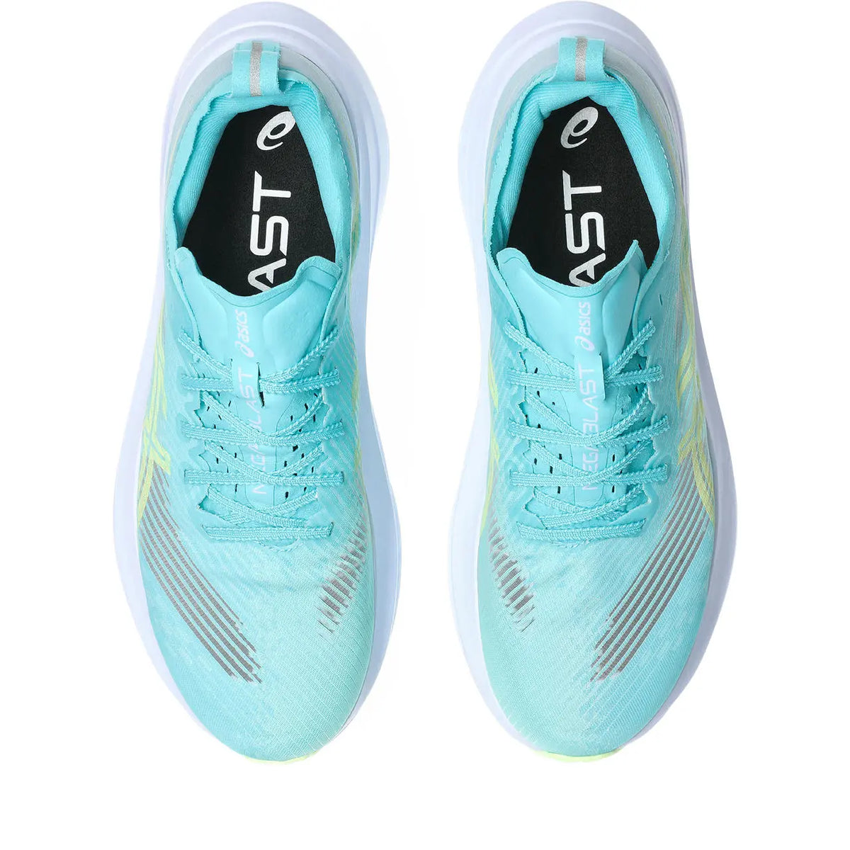 Asics Herrenlaufschuhe Megablast, Energy Aqua/Blue Fade