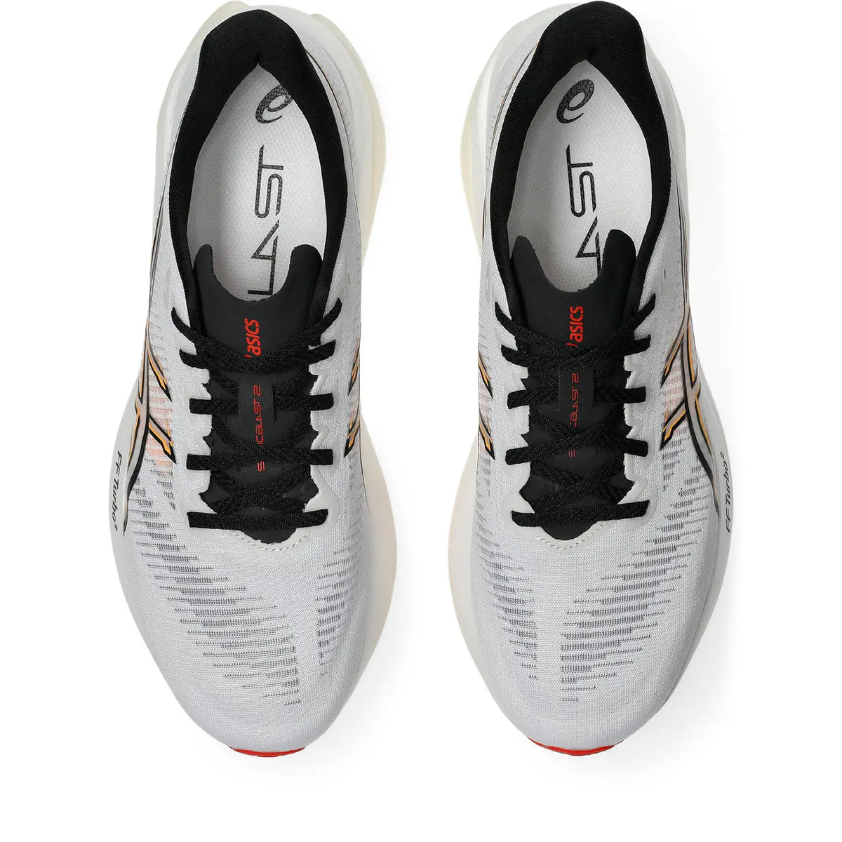 Asics Herrenlaufschuhe Sonicblast 2, White/Stadium Orange