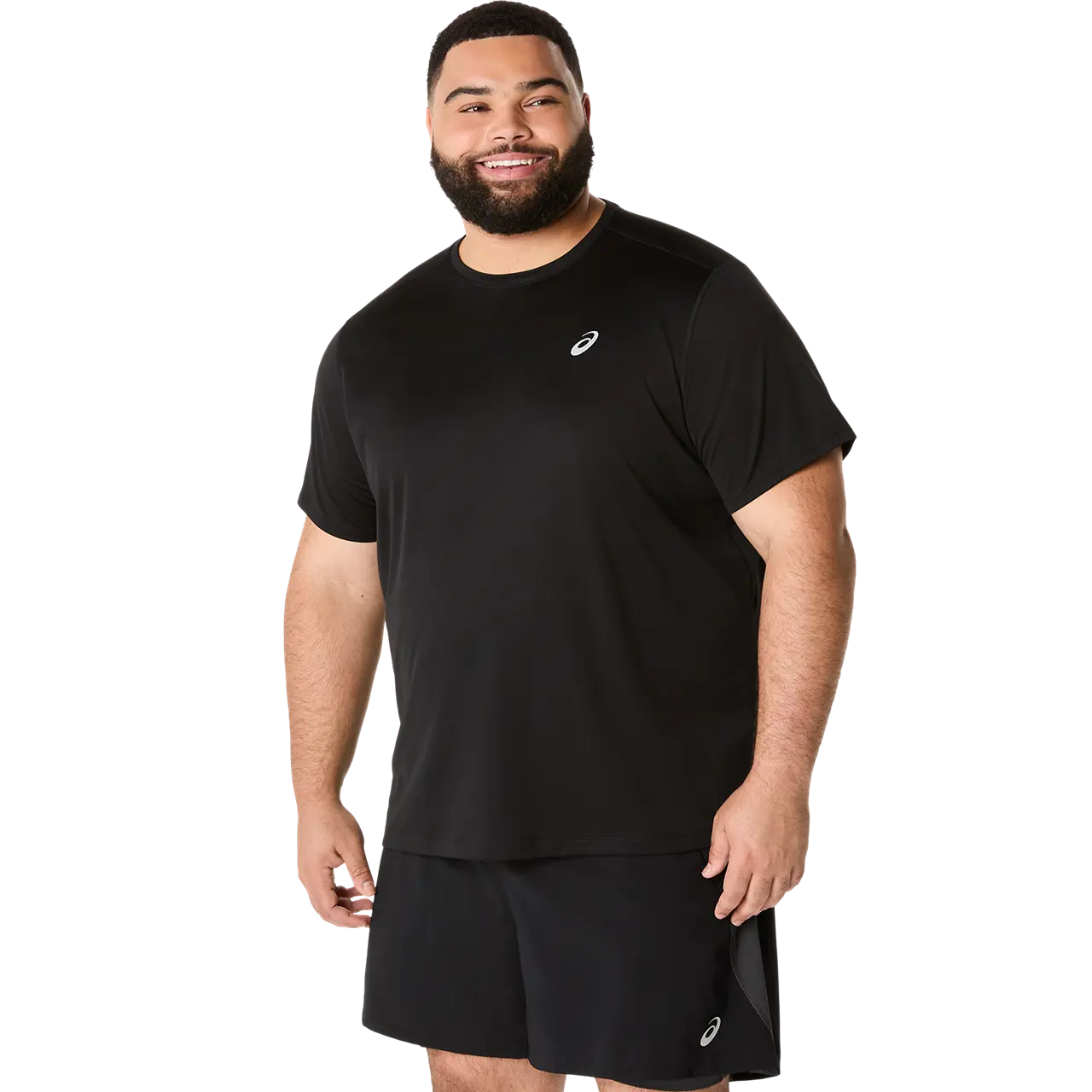 Asics Herrenlaufshirt Core SS Top, Performance Black – Bild 