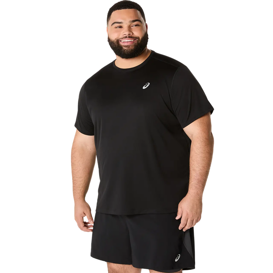 Asics Herrenlaufshirt Core SS Top, Performance Black