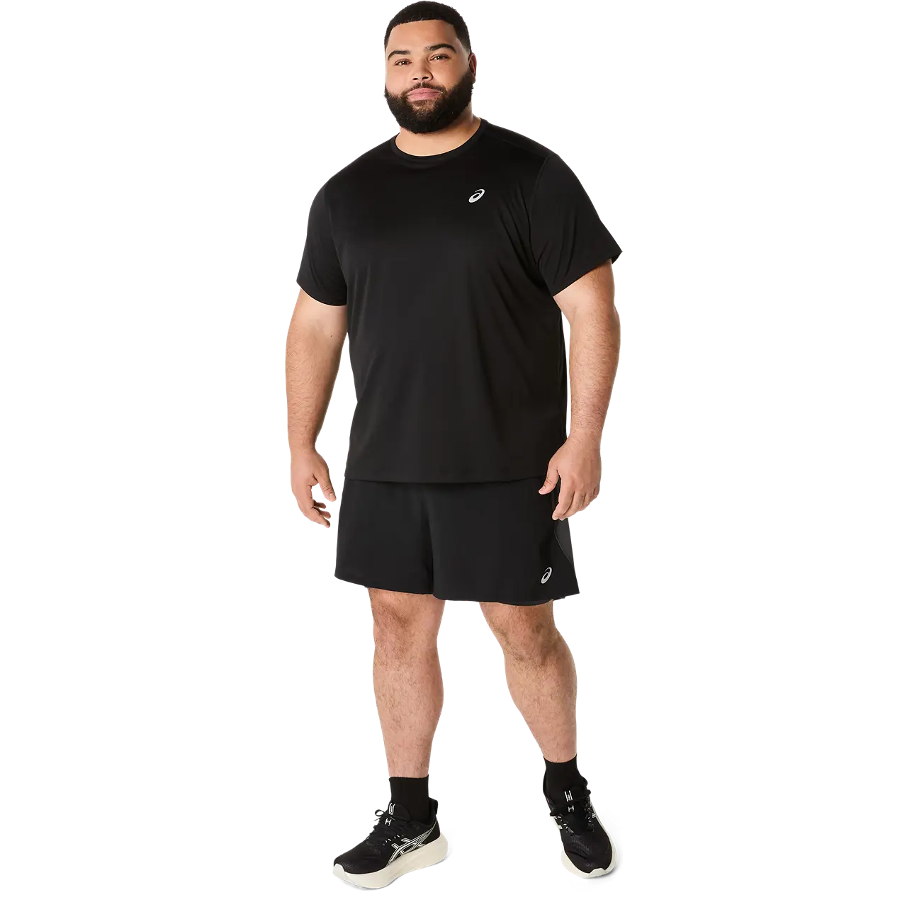 Asics Herrenlaufshirt Core SS Top, Performance Black – Bild 