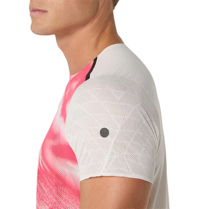 Asics Herrenlaufshirt Fujitrail Elite Grahpic SS Top, weiß