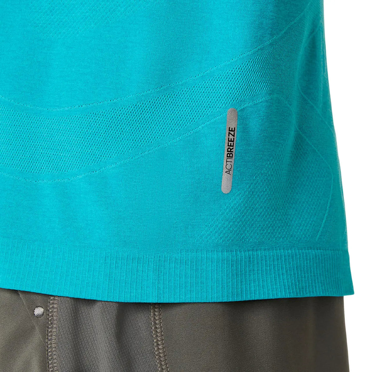 Asics Herrenlaufshirt Road Seamless LS Top, Energy Aqua