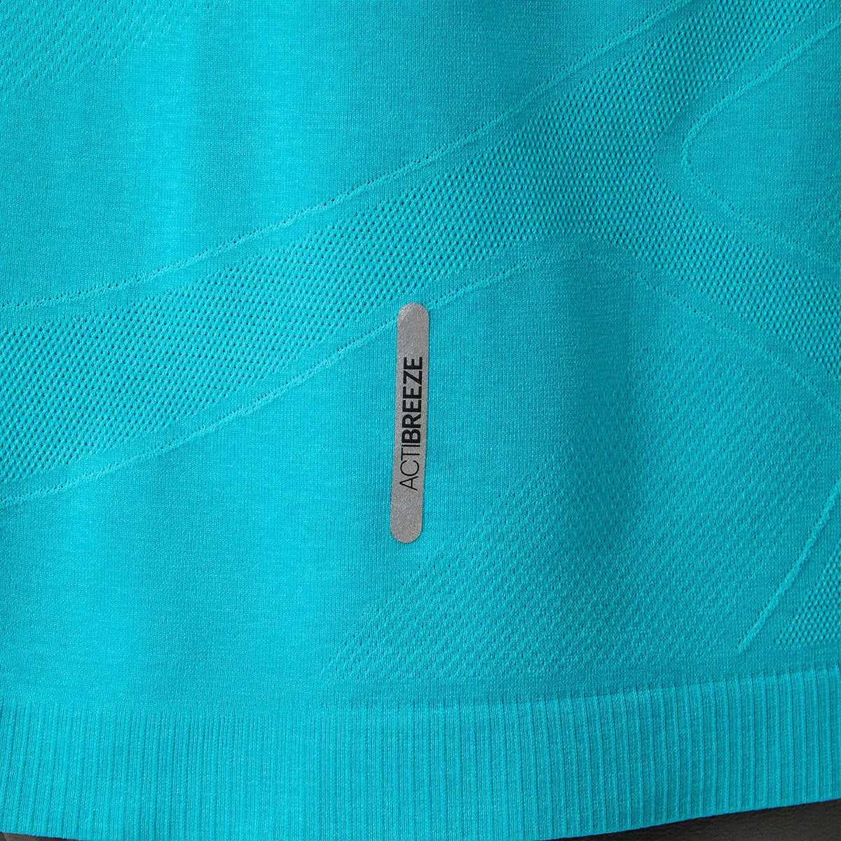 Asics Herrenlaufshirt Road Seamless SS Top, Energy Aqua – Bild 