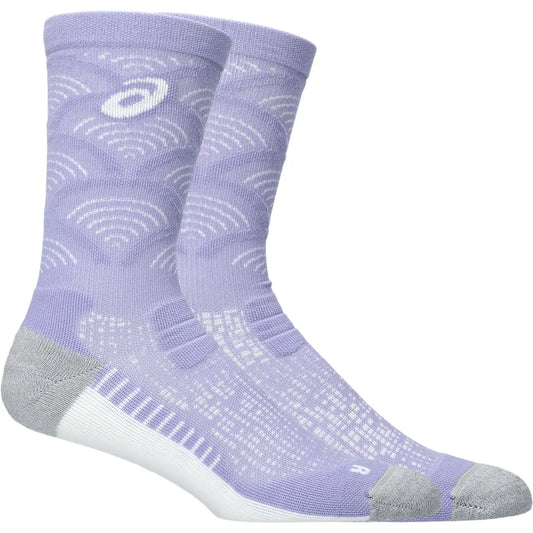 Asics Laufsocken Performance Run Sock Crew, Fresh Air – Rückansicht – lila / 39-42