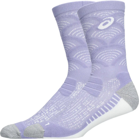 Asics Laufsocken Performance Run Sock Crew, Fresh Air – lila / 39-42